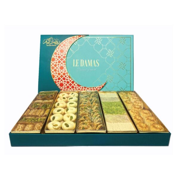 Le Damas Family Box – Syrian Sweets & Nawashef Mix – 1kg