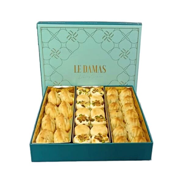 Mix Mamoul 500g – Pistachio, Walnut & Fine Maamoul | Le Damas